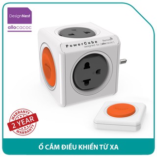 Bộ Ổ Cắm Điện Allocacoc PowerCube Original Remote + PowerRemote