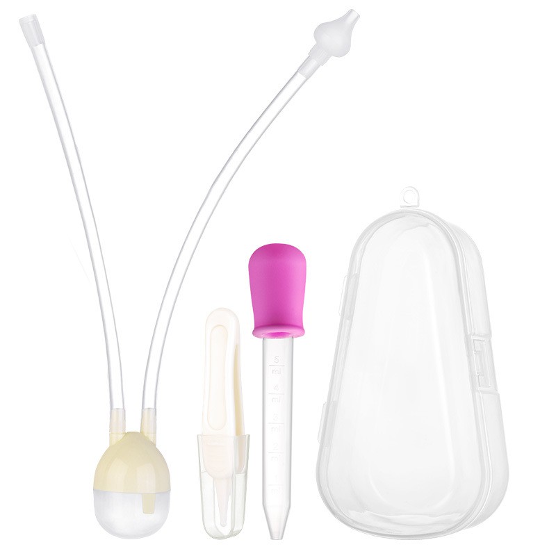 PVN31826 Bộ dụng cụ hút mũi bằng tay kèm gắp rỉ mũi và ống bón sữa cho bé T2 .