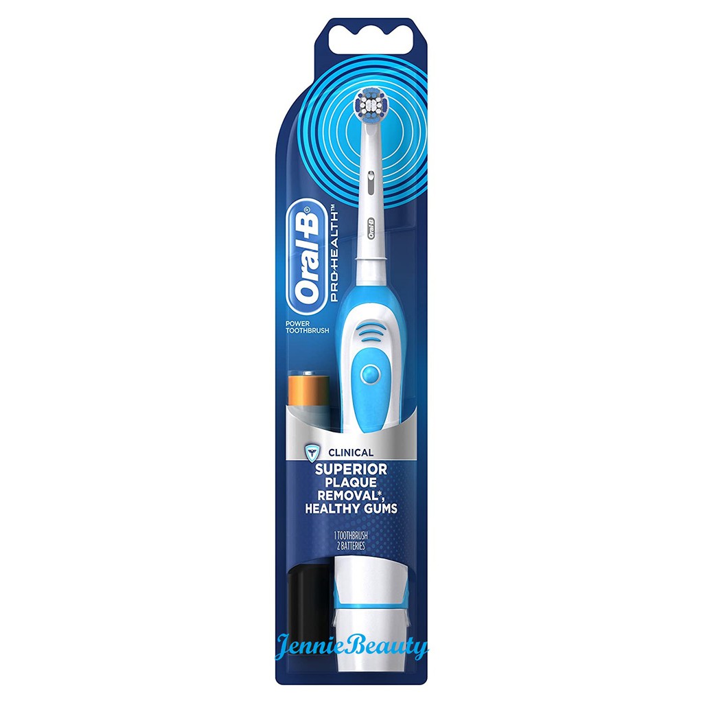 [Hàng USA] Bàn chải đánh răng cao cấp chạy Pin Oral-B ProHealth Clinical Battery Power Toothbrush