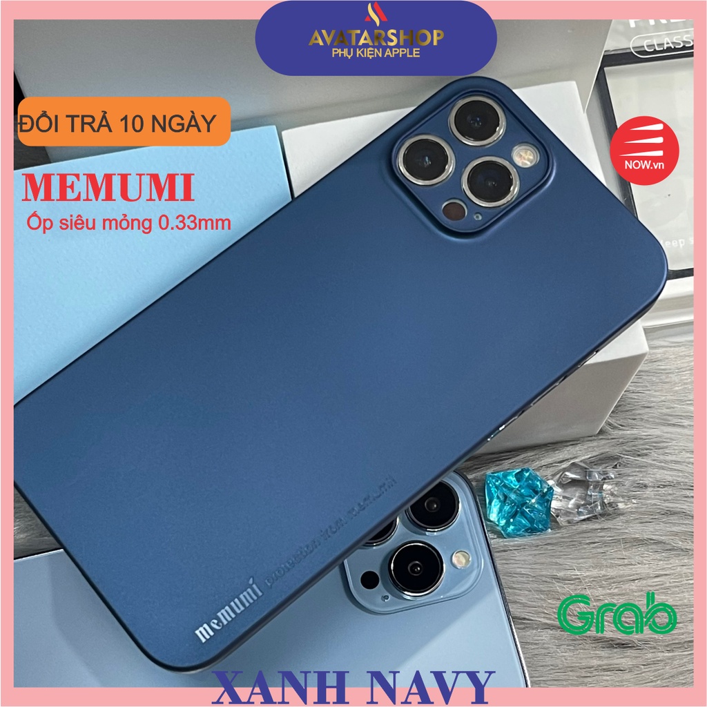 Ốp lưng ,ốp lưng iphone MEMUMI Siêu Mỏng 0,3mm cho iPhone 11/11Pro/11ProMax/12/12Pro/12ProMax/13/13Pro/13ProMax