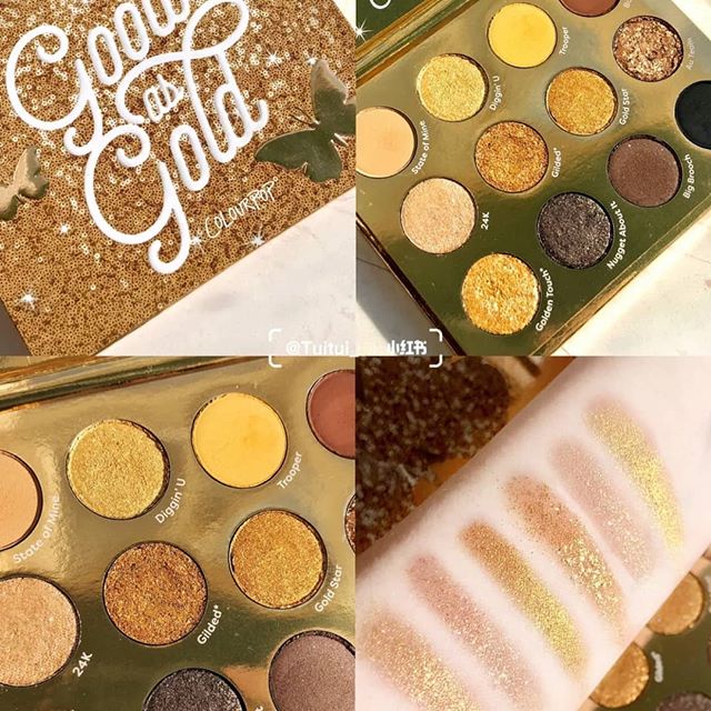 COLOURPOP - Bảng mắt Pressed Powder Palette (Good As Gold)