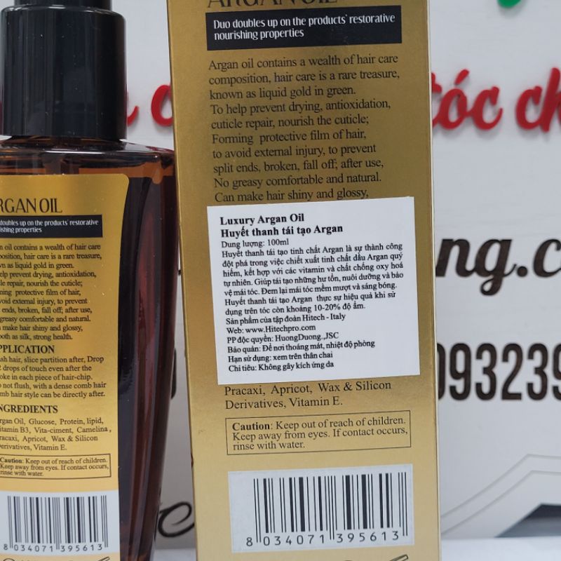 TINH DẦU DƯỠNG TÓC LUXURY ARGAN OIL 100ML