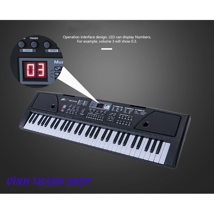Đàn Piano Đàn Điện Đàn Electronic Keyboard Đàn 61 phím kèm mic