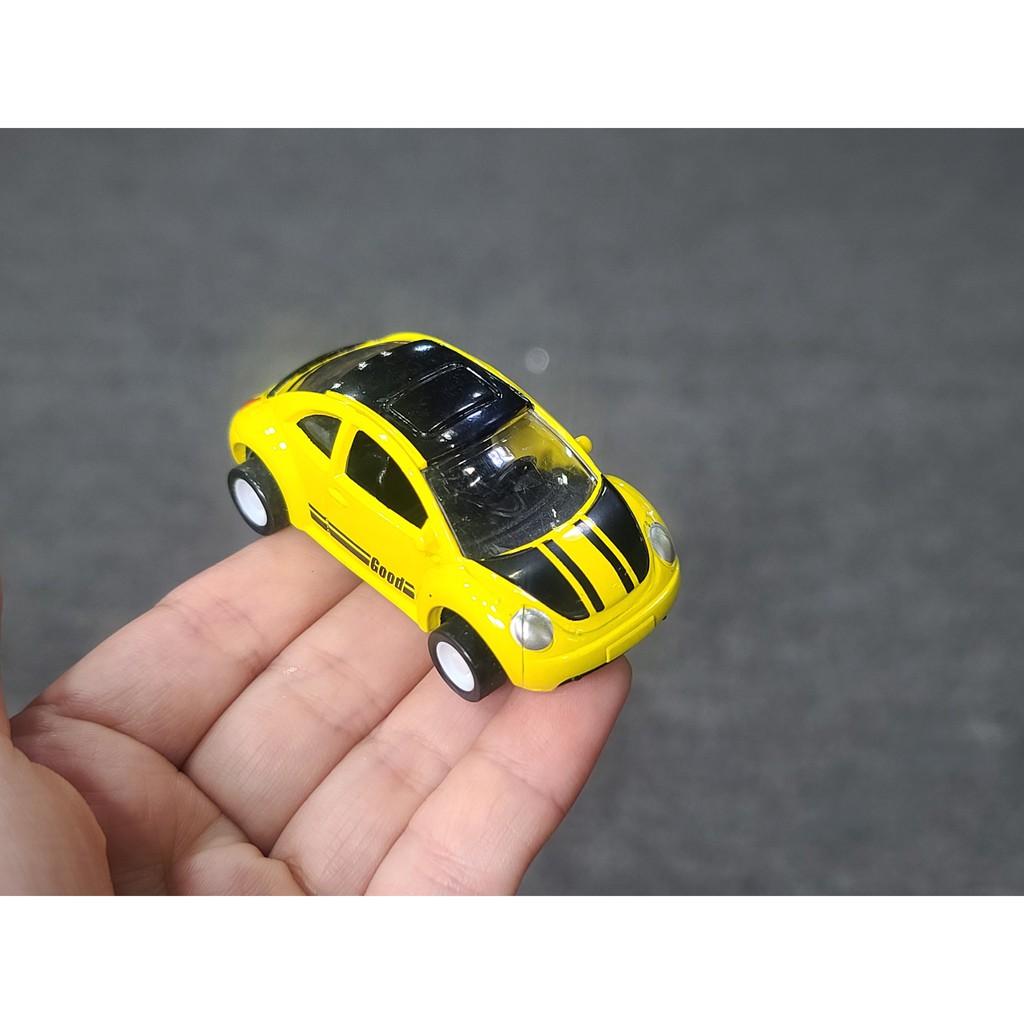 Xe Mô Hình Đồng Giá 35k - Mã 102343-03 . Xe Hơi Mini Kim Loại Màu Đỏ Có Chạy Trớn