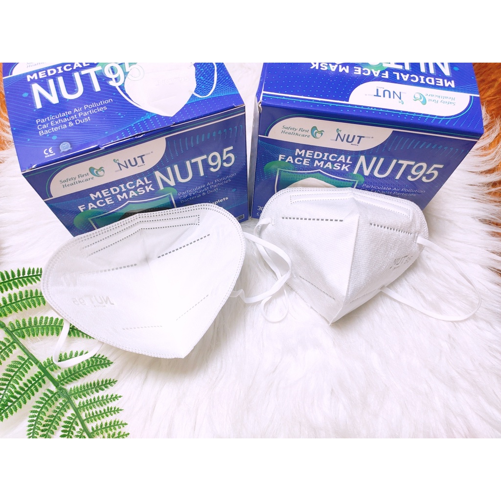 1 PCS KHẨU TRANG N95,95,NUT95,KN95 DÀY 5 LỚP CÓ GÒN KÈM NẸP ÔM MŨI. KHÔNG GÂY KHÓ THỞ, HẦM BÍ, NGỪA VI KHUẨN 99% | BigBuy360 - bigbuy360.vn