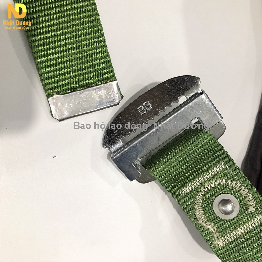 Dây đai an toàn lao động 1 móc thép D08, Dây bảo hộ lao động leo trèo làm việc trên cao có kiểm định TCVN 2291-78