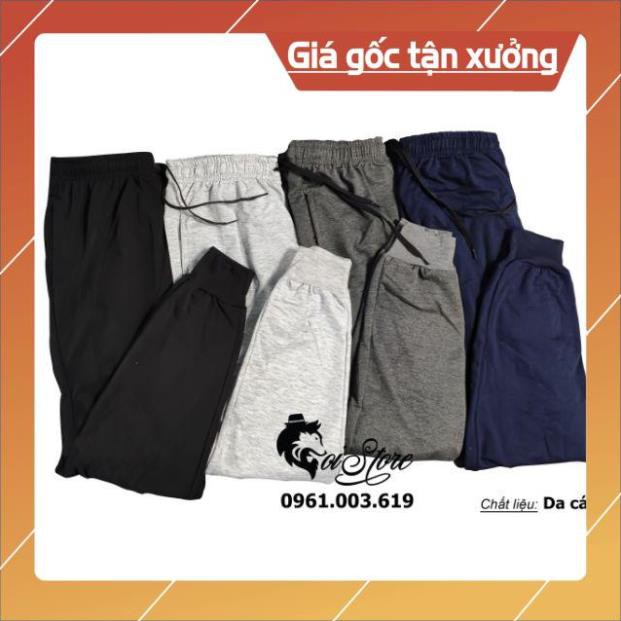 Quần jogger nam nữ cặp đôi unisex thun da cá nỉ biggsize thể thao gym bao chất chuẩn shop-6761337.2780514988