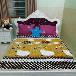 Thảm lông cừu trải giường thanh lý