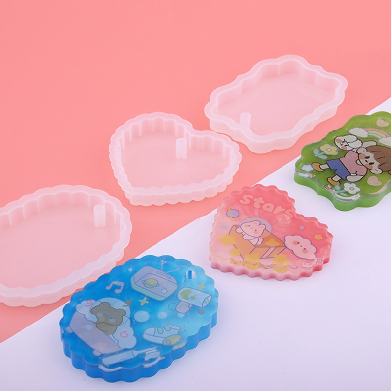 Sa Khuôn Nhựa Resin Làm Mặt Dây Chuyền Thủ Công Diy Trang Trí Nhà Cửa