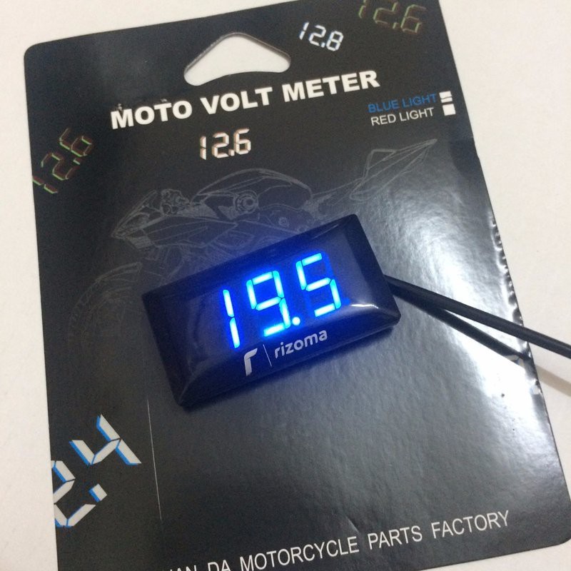 ĐỒNG HỒ BÁO VOLT BÌNH XE MÁY