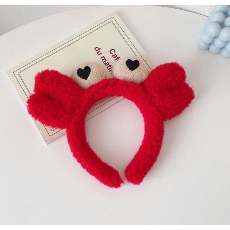 Cài tóc hình chú cua dễ thương theo phong cách hàn quốc