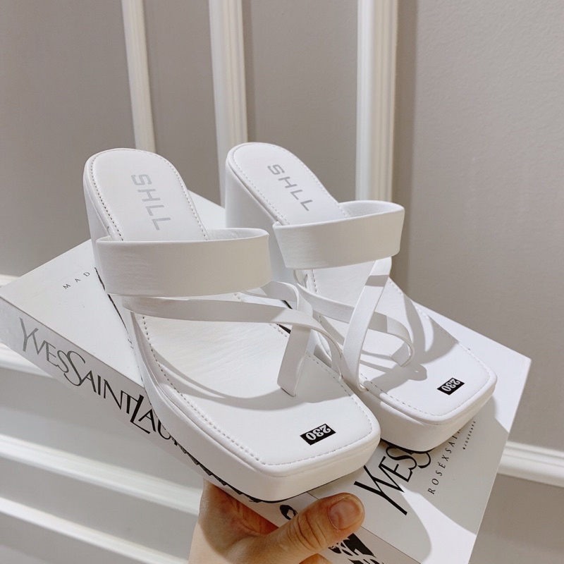 ❄️❄️ Lê xuồng xỏ ngón nhẫn gót 7cm