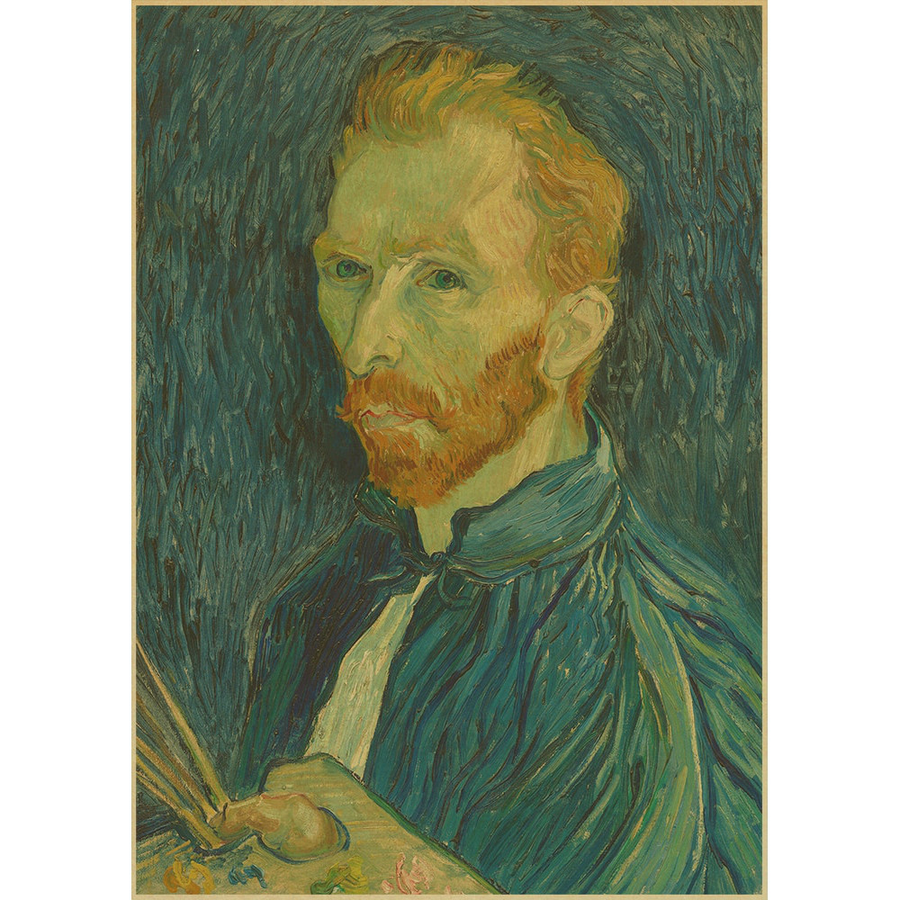 Áp Phích Hình Tranh Sơn Dầu Van Gogh Treo Tường Trang Trí