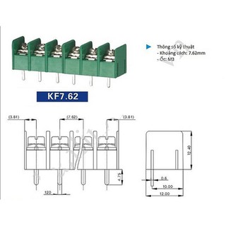 Domino KF762 2P (Xanh lá thẳng) (MG/KF7.62 7.62MM)