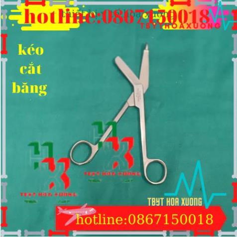 Kéo Cắt Băng Gạc Y Tế - Kéo Cắt Bột Các Cỡ Hàng PAKISTAN