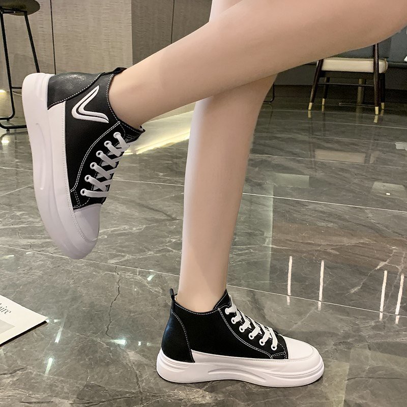 Giày thể thao nữ độn đế 3cm kiểu dáng cao cổ V369 1G03