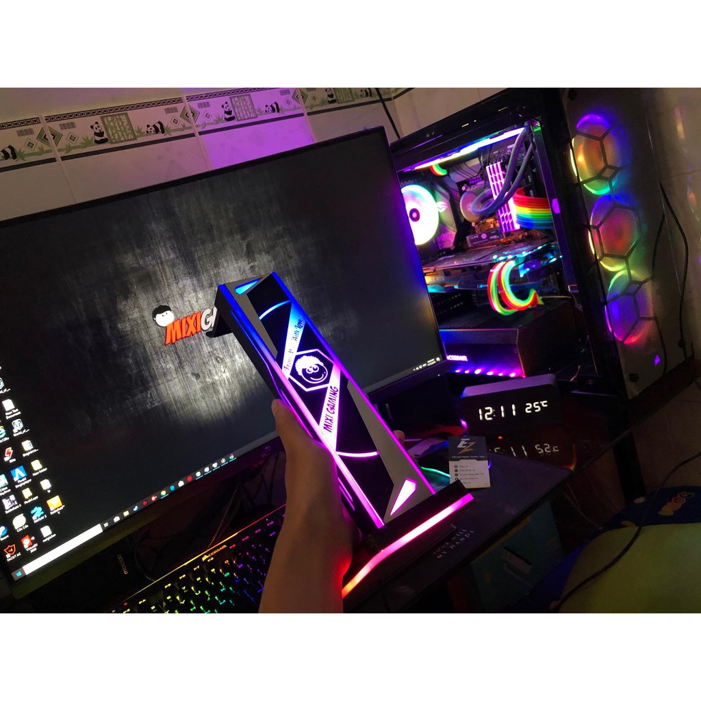 [Mã ELMS05 giảm 5% đơn 300k]Giá Treo Tai Nghe EZPC Pro LED RGB Digital