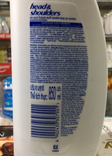 Dầu Gội Head & Shoulders Bạc Hà - Chai 850ml