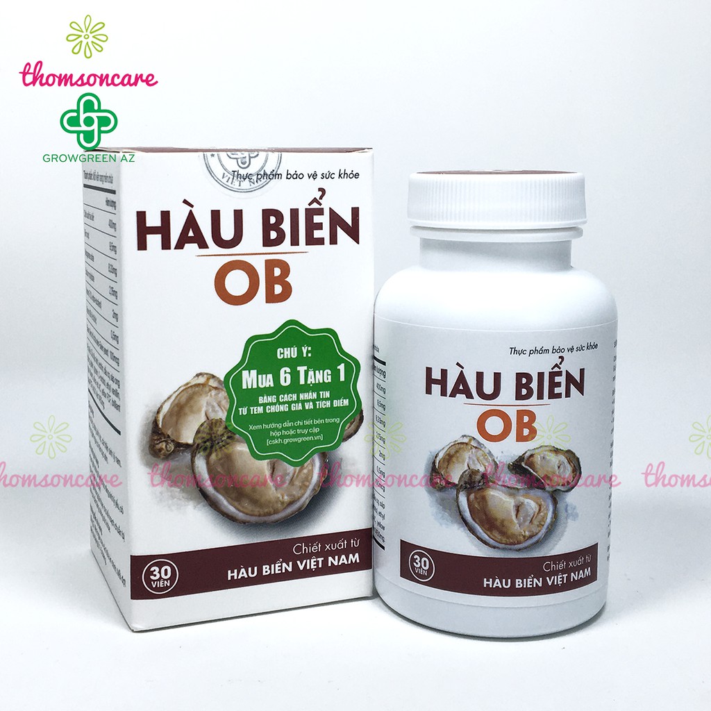 Hàu biển OB - Có tem tích điểm 6h tặng 1h - giúp tăng cường sinh lý nam từ tinh chất hàu biển tươi