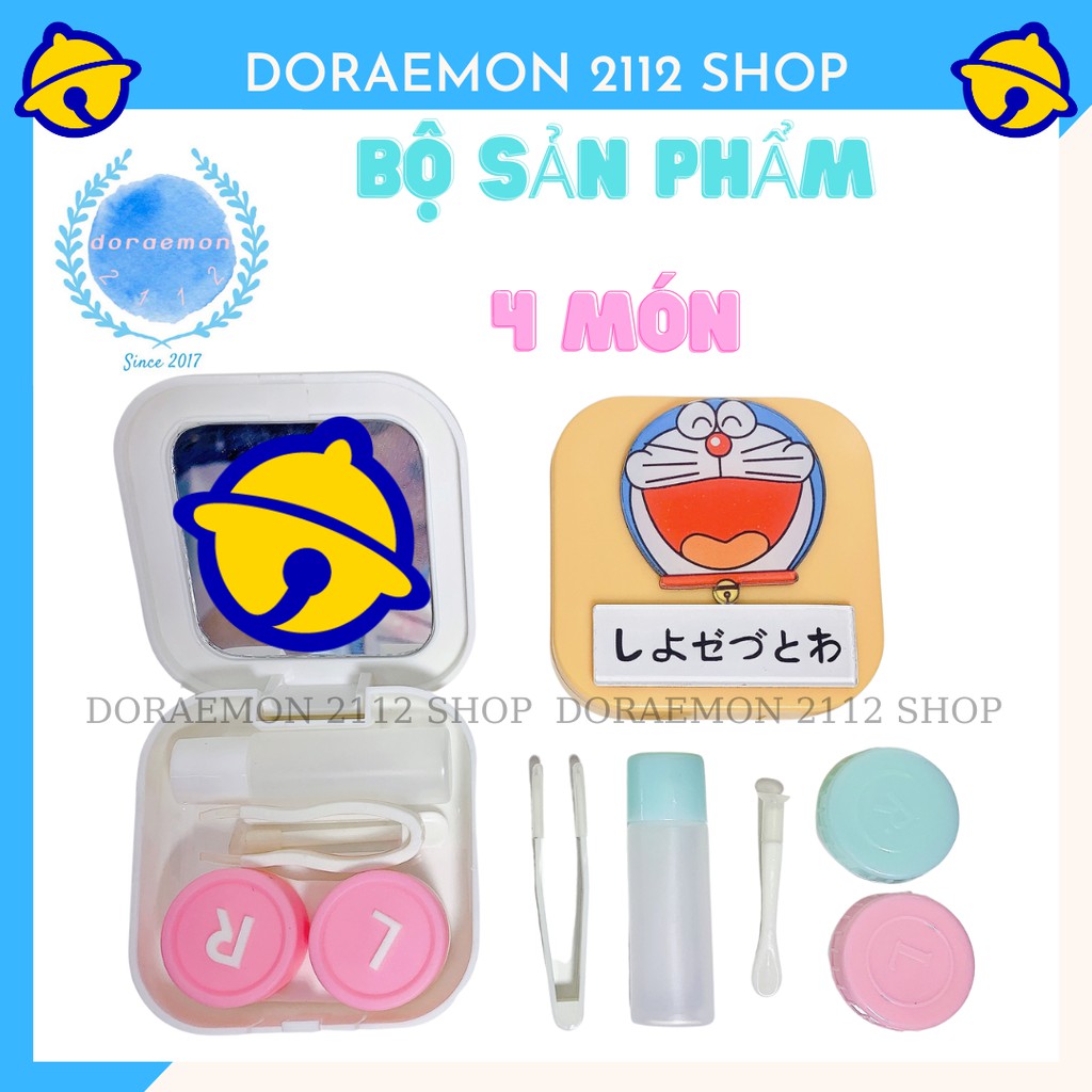 Hộp Đựng Contact Lens Kính áp tròng Doraemon