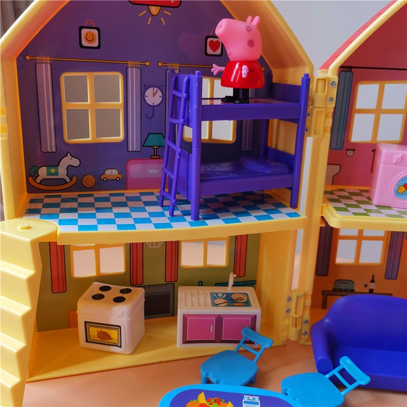Đồ Chơi Mô Hình Gia Đình Heo Peppa Dễ Thương Sang Trọng Cho Trẻ Em