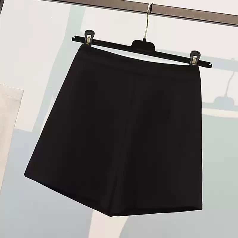 Large size women's clothing fat sister 2022 summer suit Women's Western style age-reducing slimming belly-covering dress shorts two-piece suit summer thin