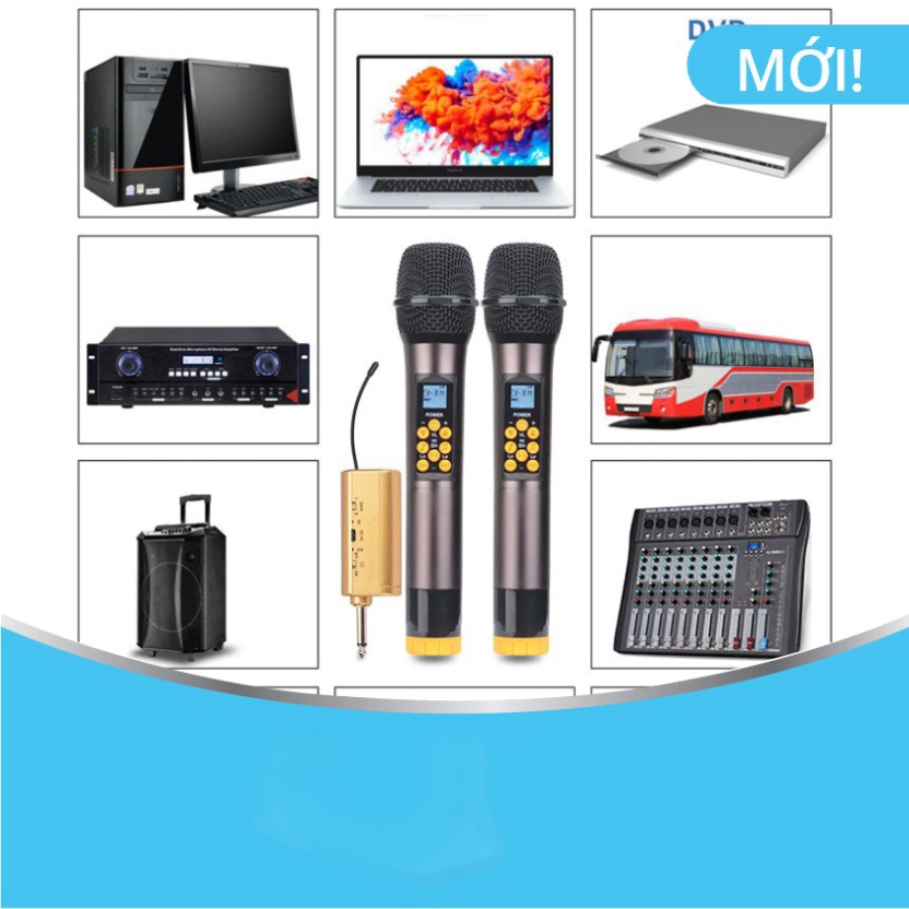 Trọn Bộ 2 Micro Đa Năng Bose BS992, Micro Không Dây Đa Năng BS992, Khoảng Cách Bắt Sóng Của Micro Lên Đến 50m