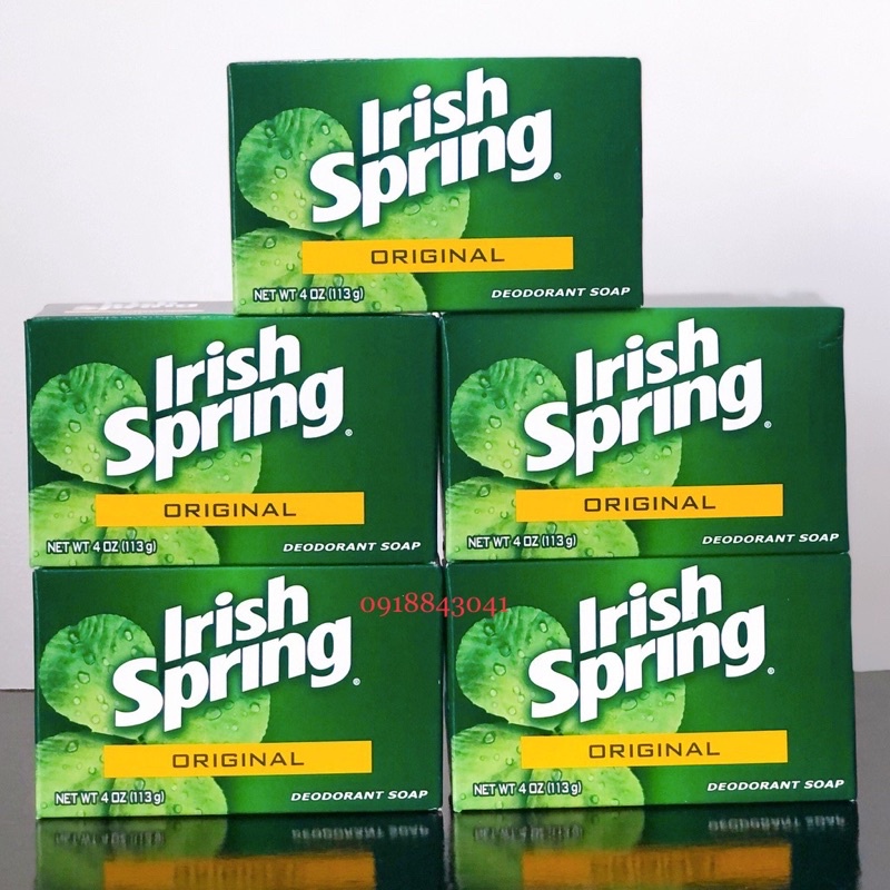 Xà bông cục diệt khuẩn IRISH SPRING Deodorant Soap Original