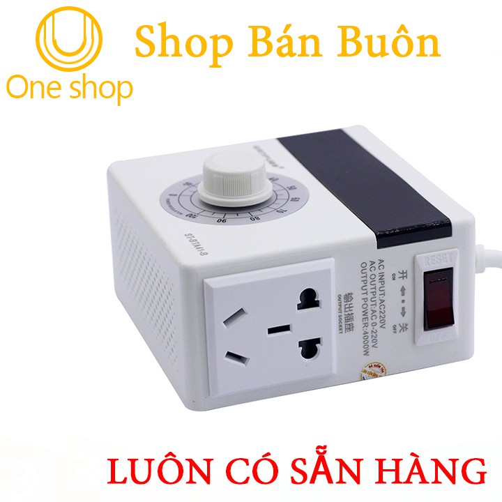 Bộ Điều Chỉnh Điện Áp 220VAC ST-BTA41-B - Chống Giật