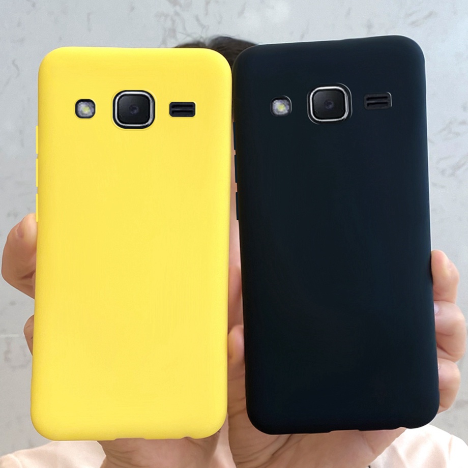 Ốp Điện Thoại Silicone Mềm Màu Trơn Cho Samsung Galaxy J2 2015 j200 J200F Samsung j 2 Duos