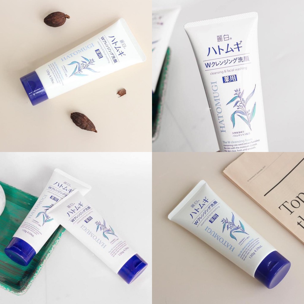 Sữa Rửa Mặt Dưỡng Ẩm Hatomugi Moisturizing & Facial Foam