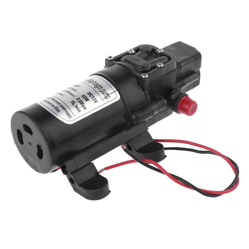 Máy Bơm Nước Áp Suất Cao DC 5L min 60W Chuyên Dụng Cho Xe Hơi