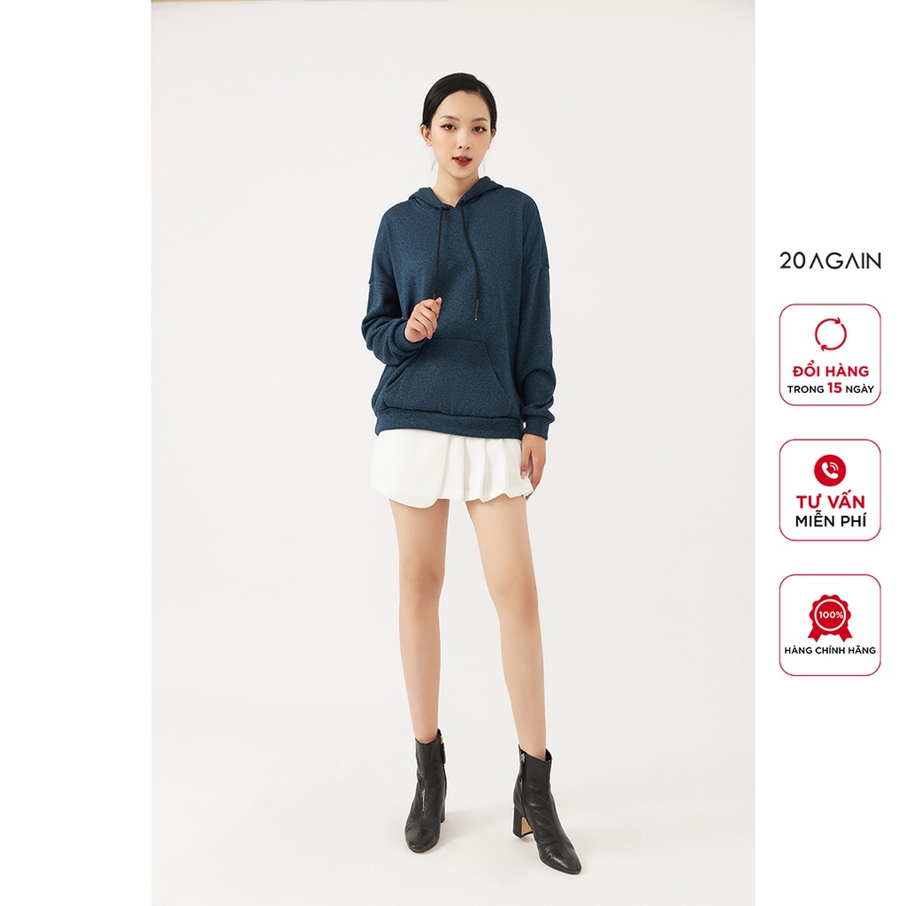 Áo hoodie nữ dài tay 20AGAIN, phong cách ulzzang, chất nỉ dày dặn ATA2172 | BigBuy360 - bigbuy360.vn