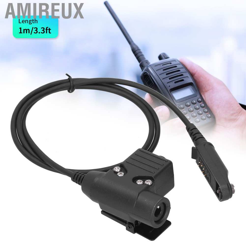 Dây Cáp Kết Nối Tai Nghe Amirex U94 Ptt Cho Máy Bộ Đàm Baofeng Radio Uv9R Plus Uv-Xs