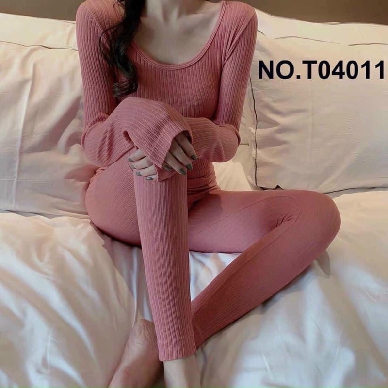Bộ ngủ dài tay mặc nhà cho mùa đông ấm áp | BigBuy360 - bigbuy360.vn