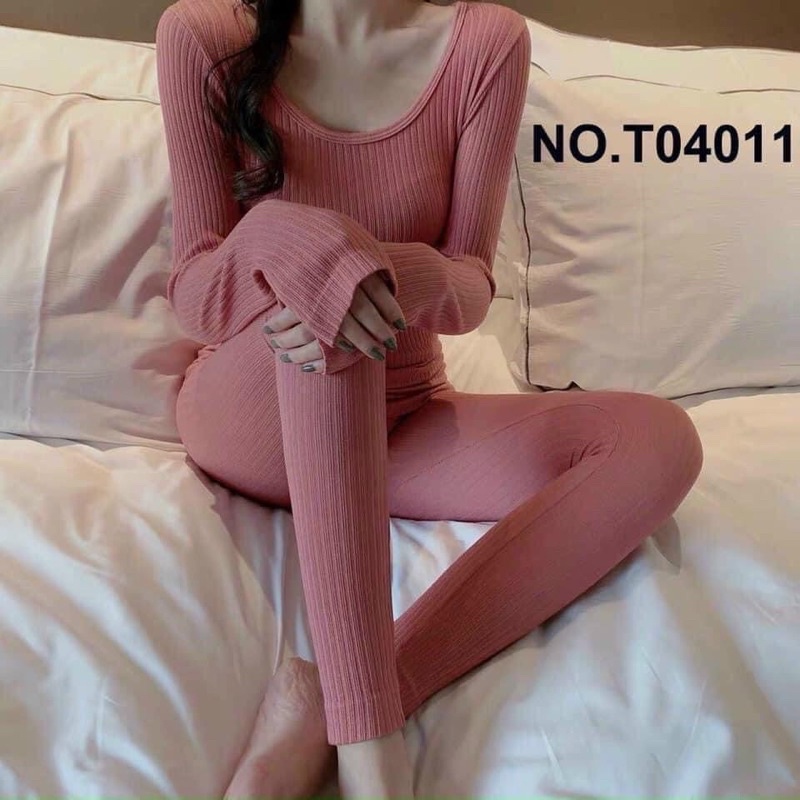 Bộ ngủ dài tay mặc nhà cho mùa đông ấm áp