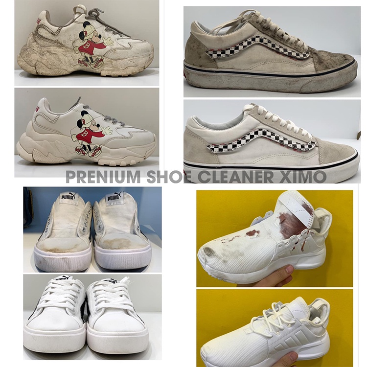 Chai Dung Dịch Vệ Sinh Giày Sneaker Prenium Shoe Cleaner XIMO 120ml Làm Sạch Chuyên Sâu XXI05