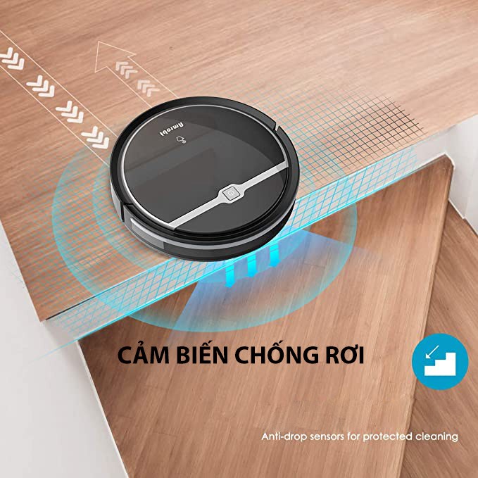 [Mã ELHA22 giảm 6% đơn 300K] Robot hút bụi lau nhà Đức 331 Lau khô ướt Hộp nước riêng Sạc tự động Cảm biến chống rơi