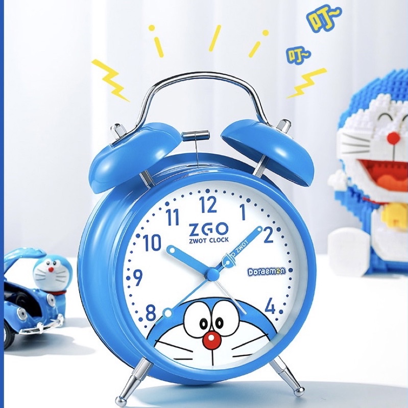 Đồng hồ Doraemon ( đồng hồ báo thức kèm đèn ngủ )