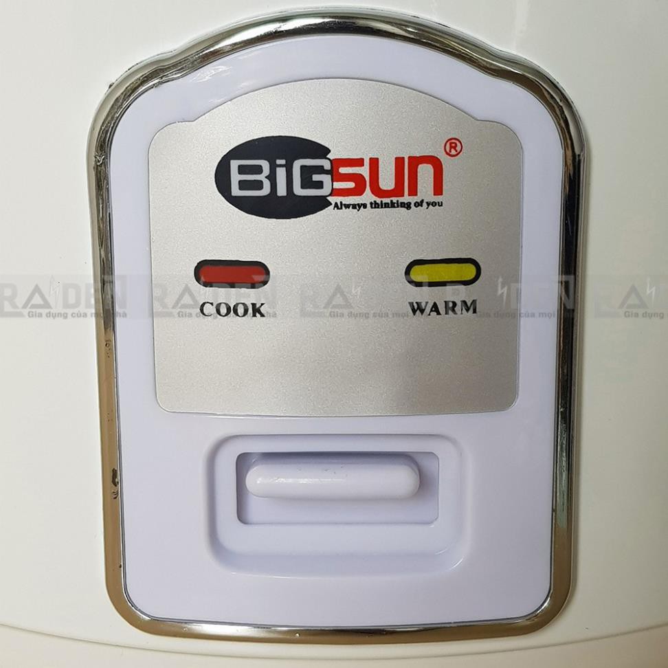 Nồi cơm điện 1.8L, công suất 700W Bigsun BR-188D - Màu ngẫu nhiên