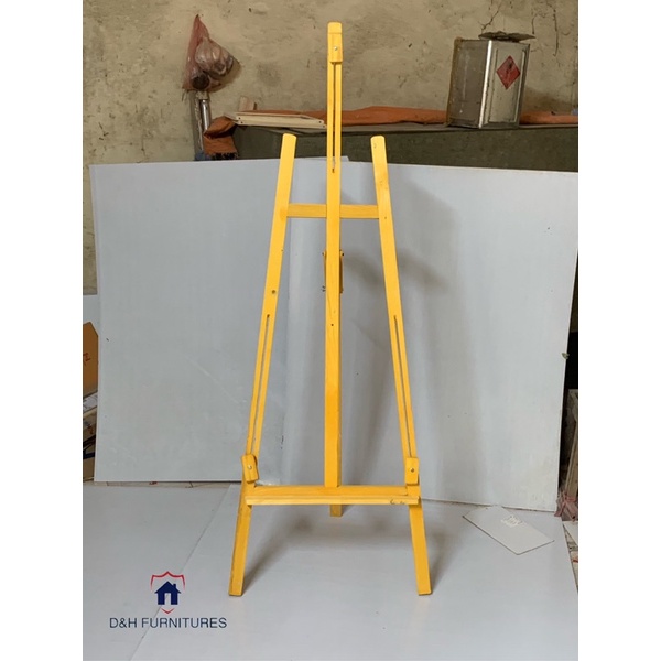 Giá vẽ tranh mini gỗ thông tự nhiên, kệ trưng bầy trong hội nghị, nhà hàng, khách sạn ,giá đỡ hình cưới, hình ảnh.