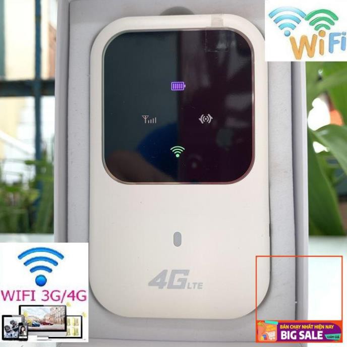 Bộ phát wifi không dây bằng sim 3G 4G- Cục wifi di động bán chạy nhất năm(Giá Cực Rẻ)