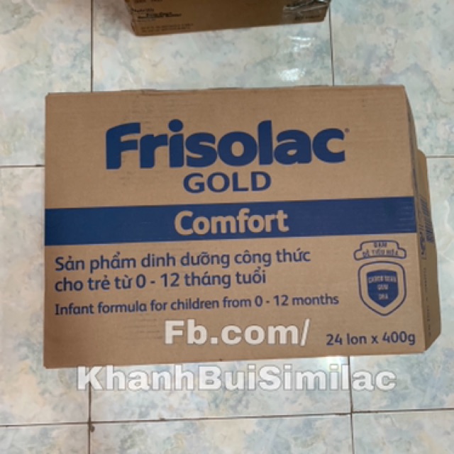 DATE MỚI - Sữa bột Frisolac Comfort 400g