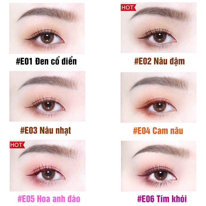 Chì kẻ mắt Chioture Smooth Carayon Eyeliner chống thấm nước lâu trôi và dễ sử dụng 0,12g