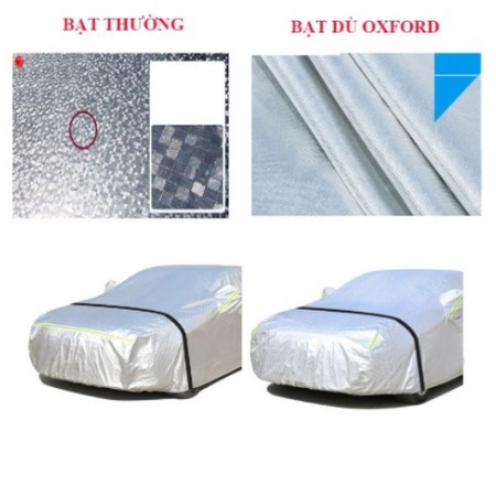 Bạt Phủ xe Ô Tô Vải Dù OXFORD Cao Cấp , Bạt Trùm Xe Hơi Chống Nắng, Mưa Bảo Vệ Xe Siêu Bền
