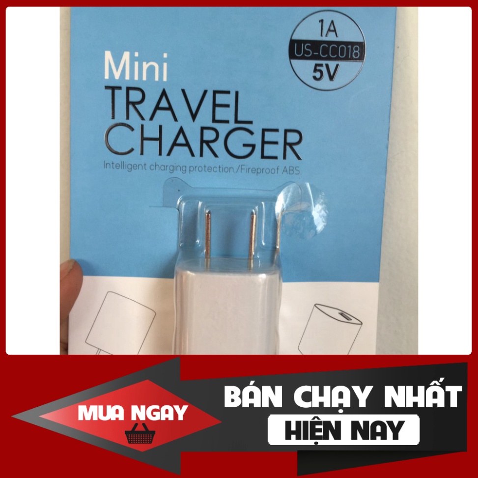 Big sale Cốc Sạc Usams CC018 5V/1A Chính Hãng Dumbo Store