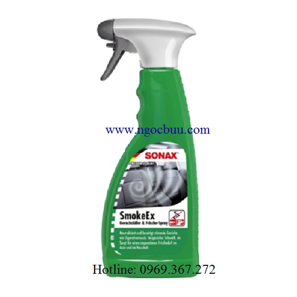 Sonax SmokeEx  292241 Dung Dịch Khử Mùi Nội Thất Trong Xe Sonax 292241- 500ml