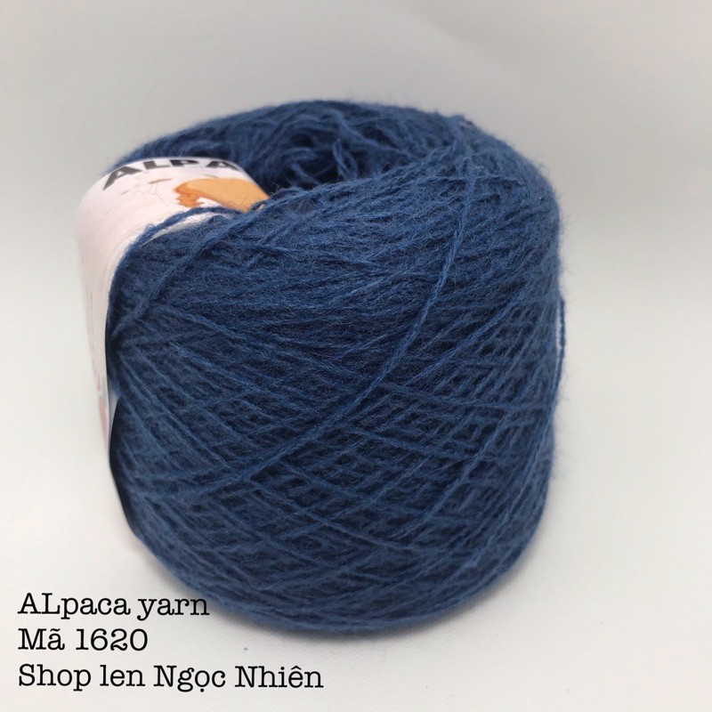 Len Alpaca siêu dôi len , bảng màu 1 . Chất len mềm , xốp , đan móc đều hợp