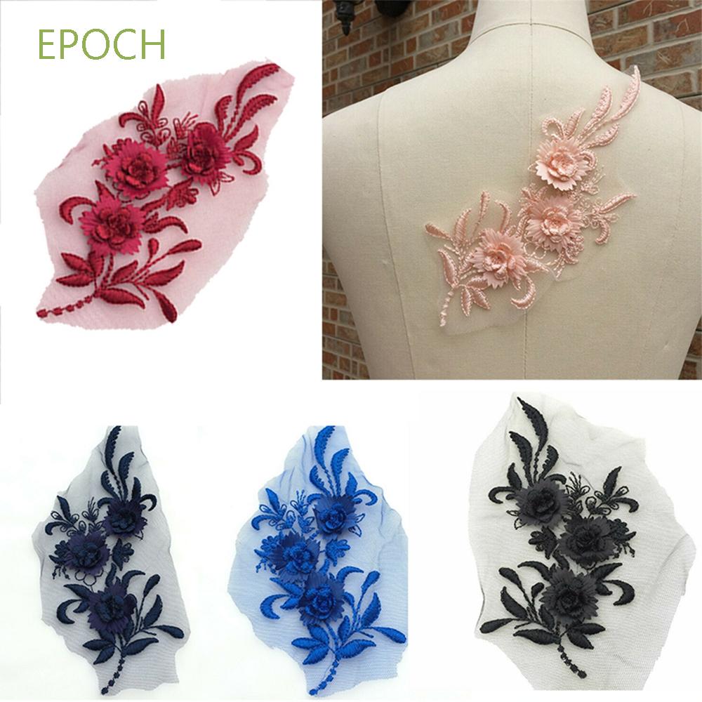 Hoa thêu 3d trang trí váy cưới / phụ kiện thủ công diy
