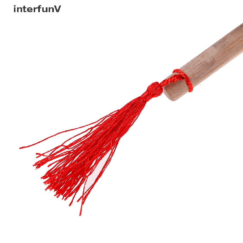 [InterfunV] Quạt Gong Cầm Tay Màu Trắng Vẽ Nghệ Thuật DIY Thanh Lịch Cho Trẻ Em